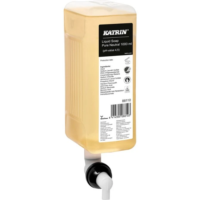 Katrin Pure Neutral Flydende Håndsæbe 1000 ml (6 stk)