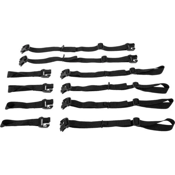 Ortlieb Cargo Straps – Sort, op til 320 cm & 30 kg