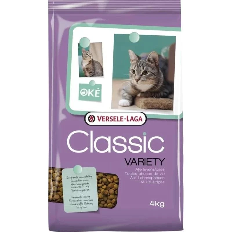 VERSELE-LAGA Classic Cat Variety tørfoder til kat, 10 kg