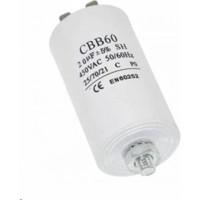 SR PASSIVES Motor kondensator 20uF 450V M8 Spadestik
