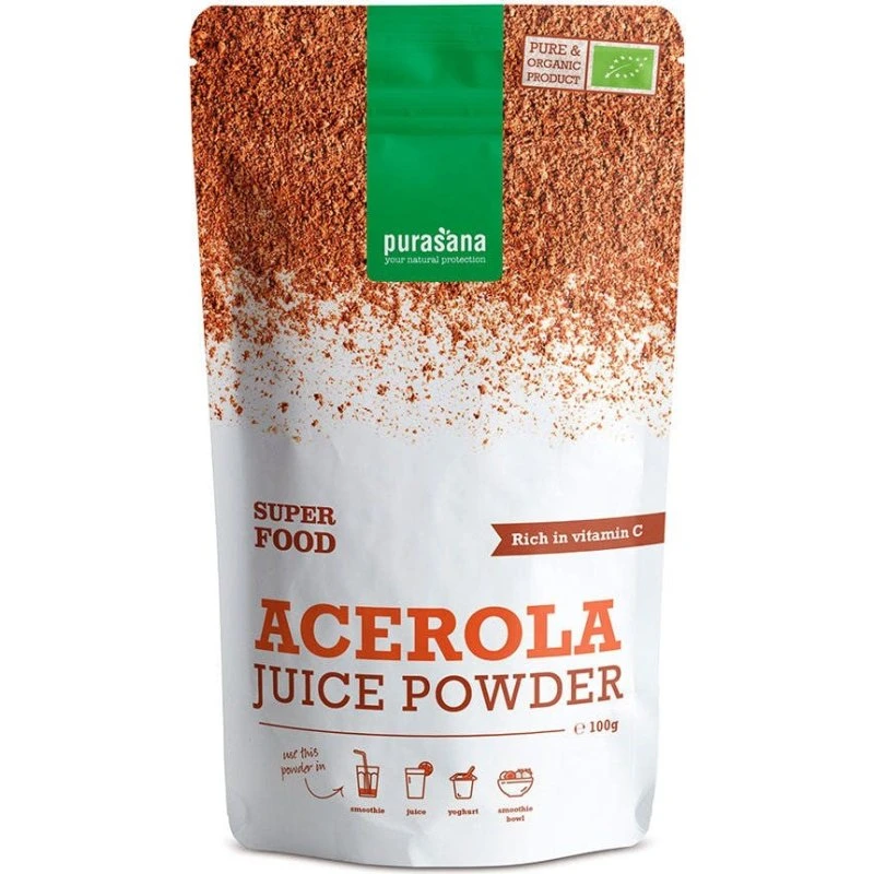 Purasana Super Food Økologisk Acerola Pulver 100g