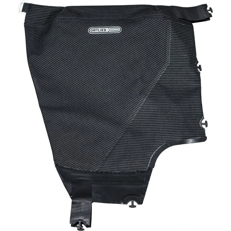 ORTLIEB High-Vis Flap til Vario PS – Black-Reflective