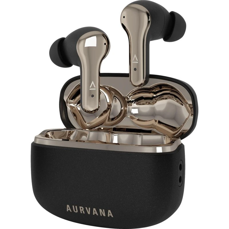 Creative Aurvana Ace SXFI Trådløse øretelefoner - Sort & Guld