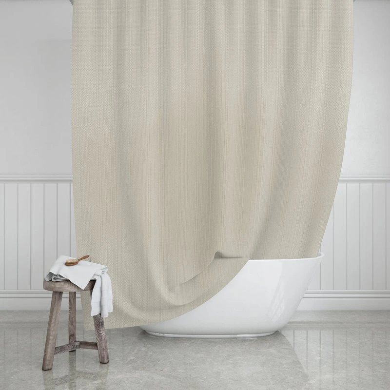Estia Home Art Etherea Badeforhæng, Sand, 180 x 200 cm