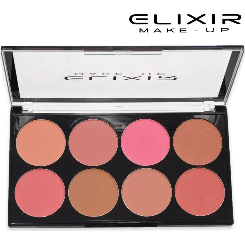 Elixir Blush Palette med 8 farver