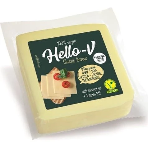 HELLO-V Naturel Vegansk Ost 200g