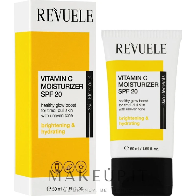 Revuele Vitamin C Fugtgivende og oplysende ansigtscreme SPF 20, 50ml