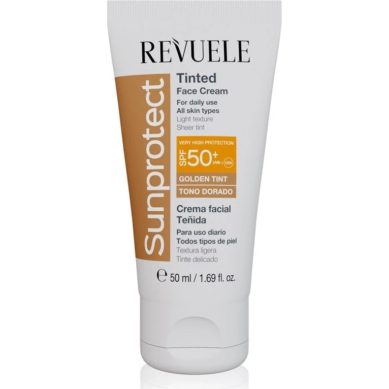 Revuele Sunprotect Tonet Beskyttende Creme SPF 50+ Gylden 50 ml