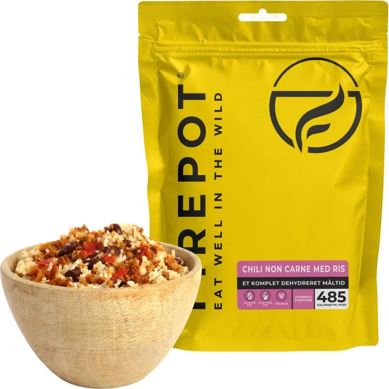 Firepot Chili Non Carne med Ris - Frysetørret vegetarmad