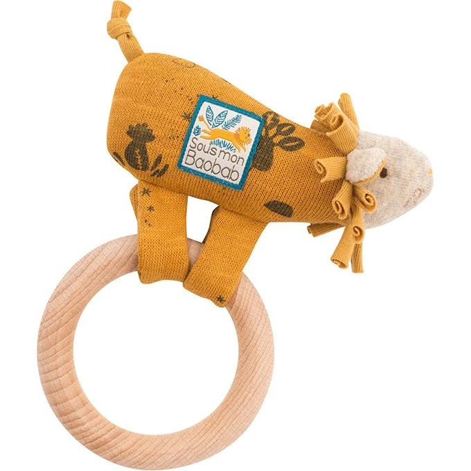 Moulin Roty Trærangle - Løve, 15 cm