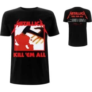 Metallica Unisex T-shirt: Kill 'Em All Track