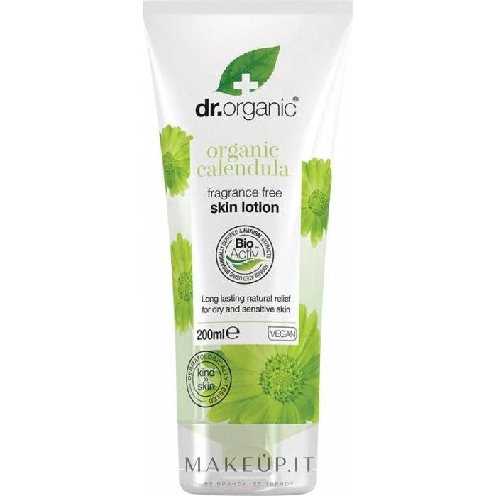 Dr. Organic Calendula Body Lotion til sensitiv hud, 200 ml