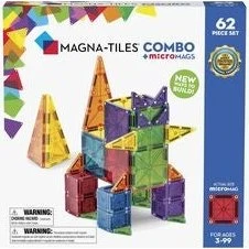 MAGNA-TILES microMAGS Combo 62 stk