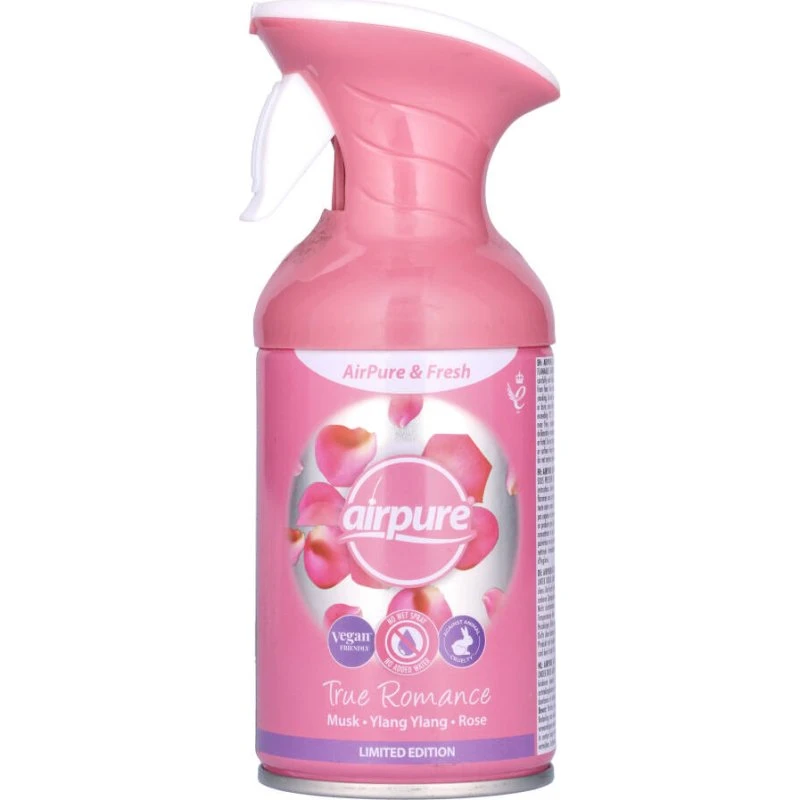Airpure & Fresh True Romance Luftfrisker Spray - 250ml