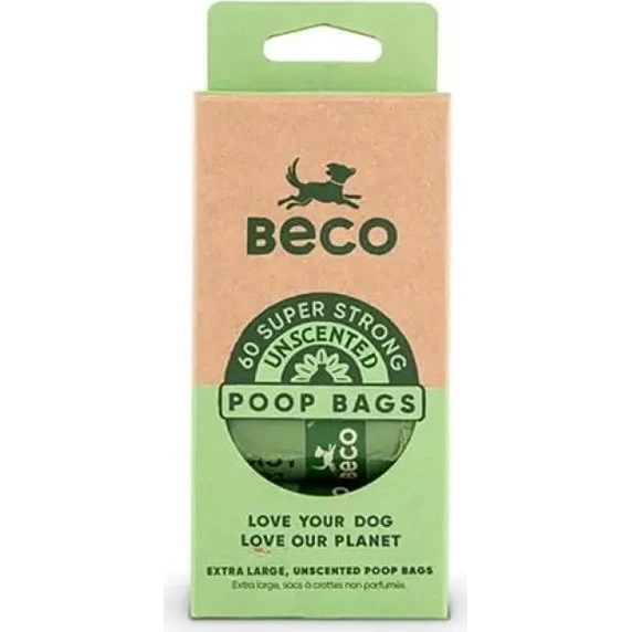 BECO Recycled Hundeposer, 60 stk, 22,2 x 33 cm