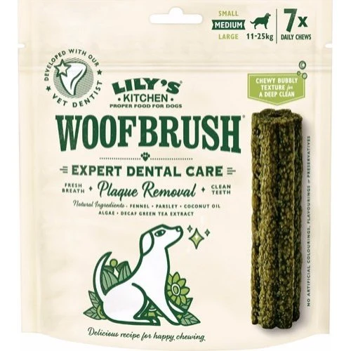 Lily's Kitchen Woofbrush Dental Care, Medium, 7 stk