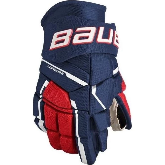 Bauer Supreme M5 Pro Int Ishockeyhandske Navy/Red/White
