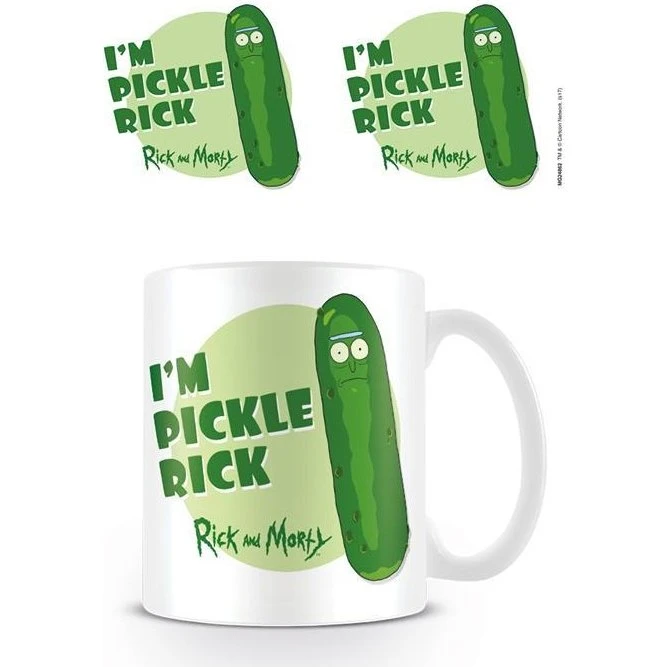 Rick And Morty Pickle Rick krus i keramik - 325 ml
