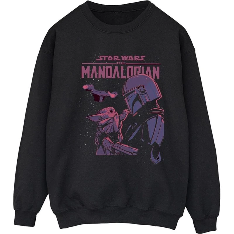 Star Wars The Mandalorian Hello Friend Sweatshirt til kvinder