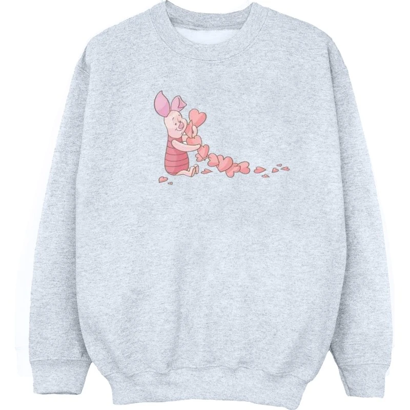Disney Winnie The Pooh Piglet Chain Of Hearts Sweatshirt