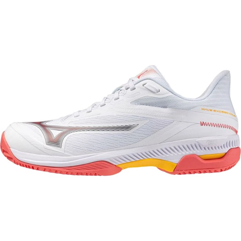 Mizuno Wave Exceed Court CC (M) - White/Calypso Coral/Citrus - 46