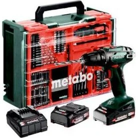 Metabo BS 18 Bore-/skruemaskine Workshop, 74 dele