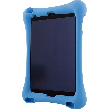 Deltaco iPad-cover og stand, blå (2 vinkler)
