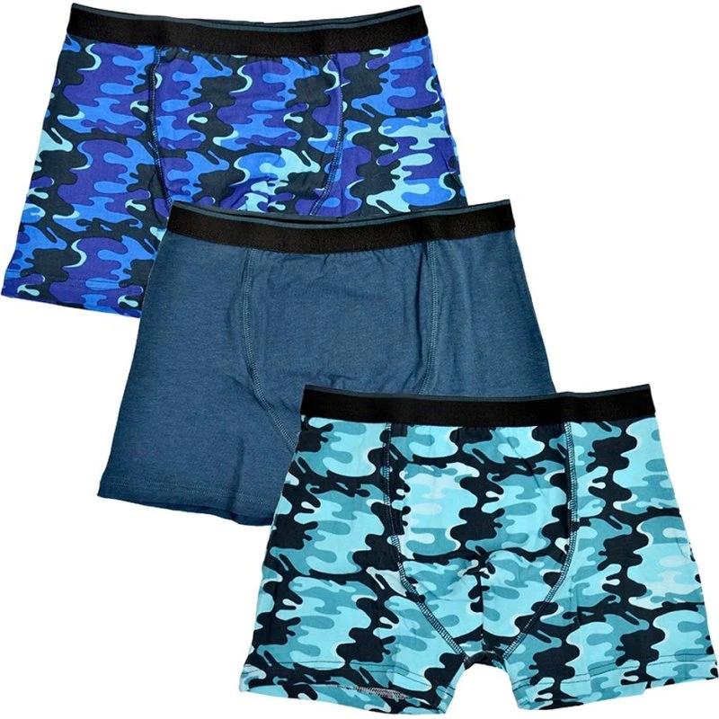 Tom Franks Boxershorts til drenge i camo (3-pak)
