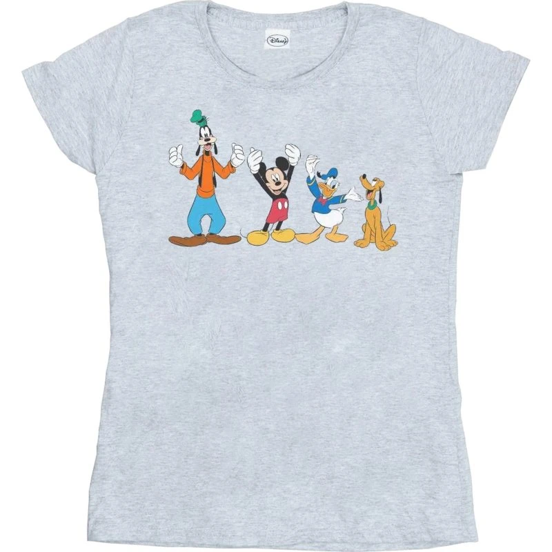 Disney Mickey Mouse Friends T-shirt til kvinder i bomuld