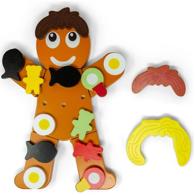 MaMaMeMo Træ Kagemand - Legemad til Fødselsdag