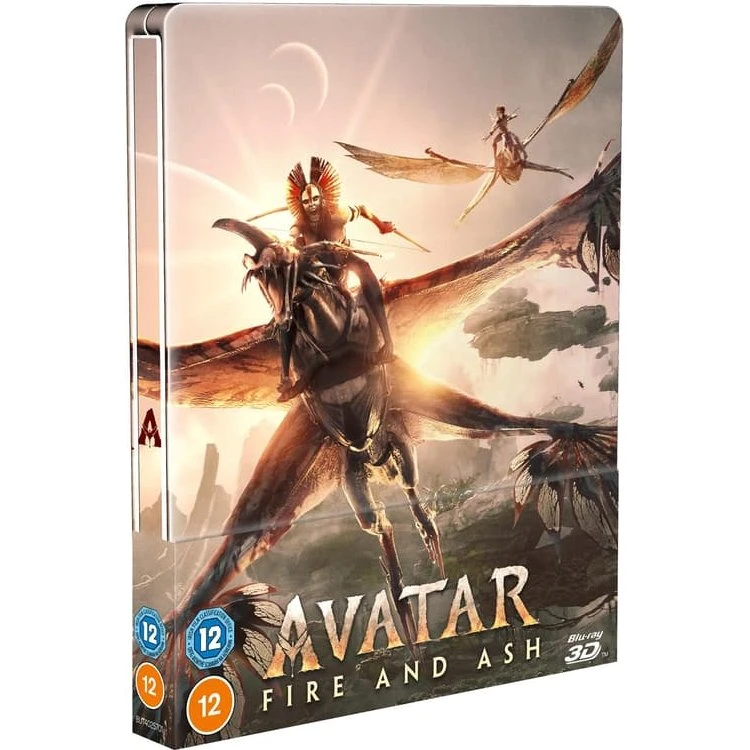 Avatar 3: Fire and Ash - Limited Steelbook (Blu-ray 3D + 3 Blu-ray)