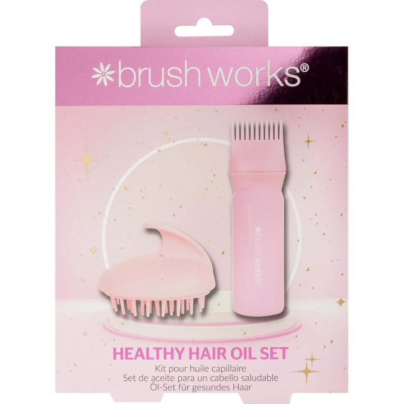 Brushworks Healthy Hair Oil Set