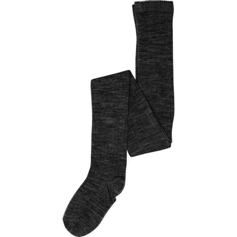 MP Merino Uld Strømpebuks - Dark Grey Melange