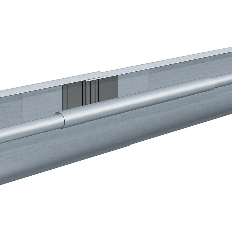 Rheinzink Tagrende 333 mm 1/4-rund Ekspansion Walzblank 2,95 m