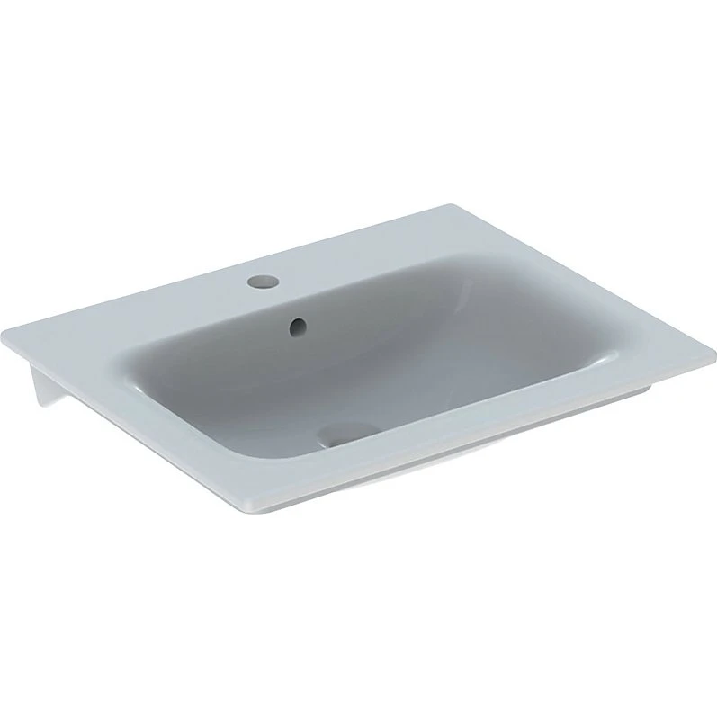 Geberit Renova Plan håndvask 600x480x168mm hvid til møbel