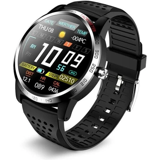 INF Smartwatch med blodtryk og pulsmåler, 1,3" farveskærm