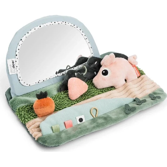 Done by Deer Tummy Time Sensorisk Spejl - Tiny Farm