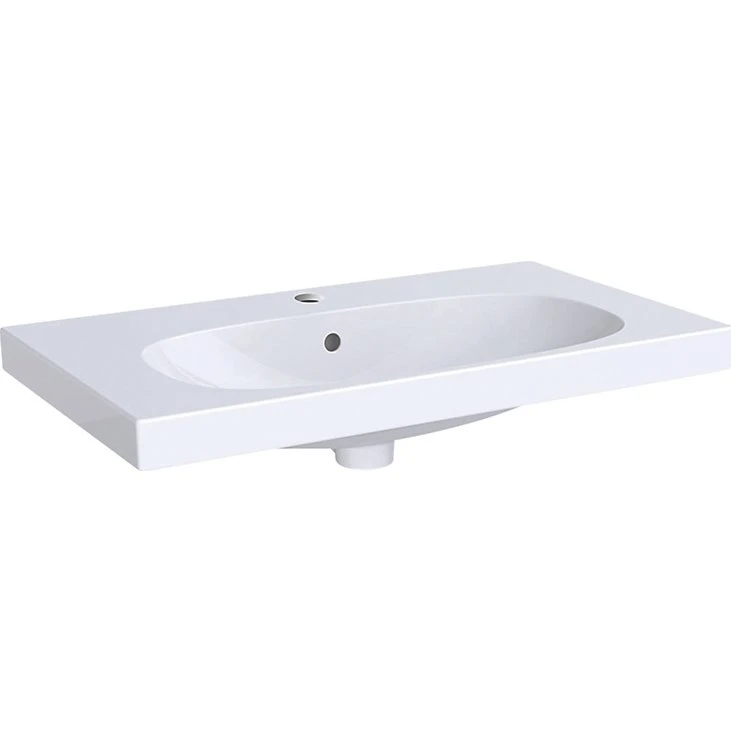 Geberit Acanto håndvask 750x168x422mm hvid til møbel