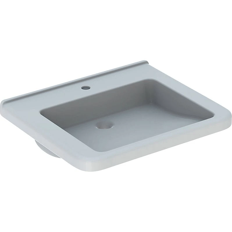 Geberit Renova Comfort Square håndvask 650x550x155mm hvid