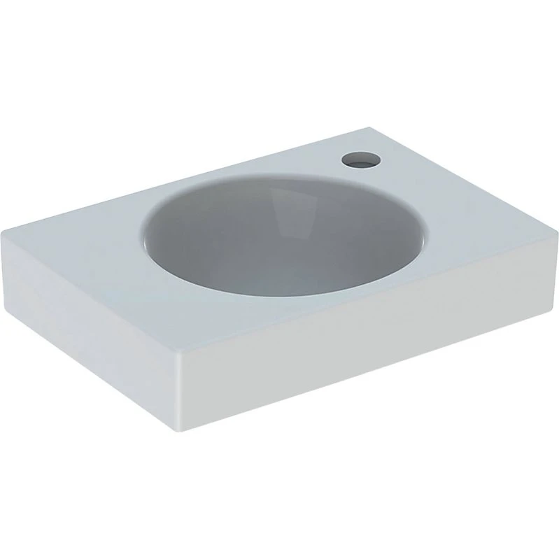 Geberit Preciosa II håndvask 400x280x105mm hvid til bolte