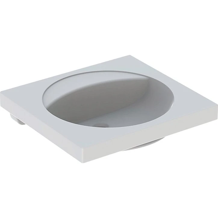 Geberit Preciosa håndvask 600x550x200mm hvid med hylde