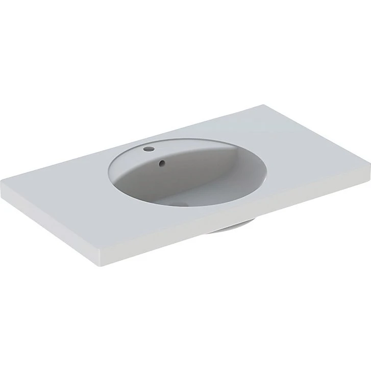 Geberit Preciosa håndvask med hylde, 1000x550x200mm, hvid