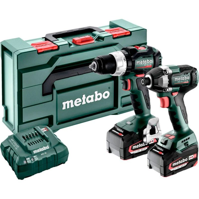 Metabo Combo Set 2.8.4 18V akku-sæt med 2×5,2Ah