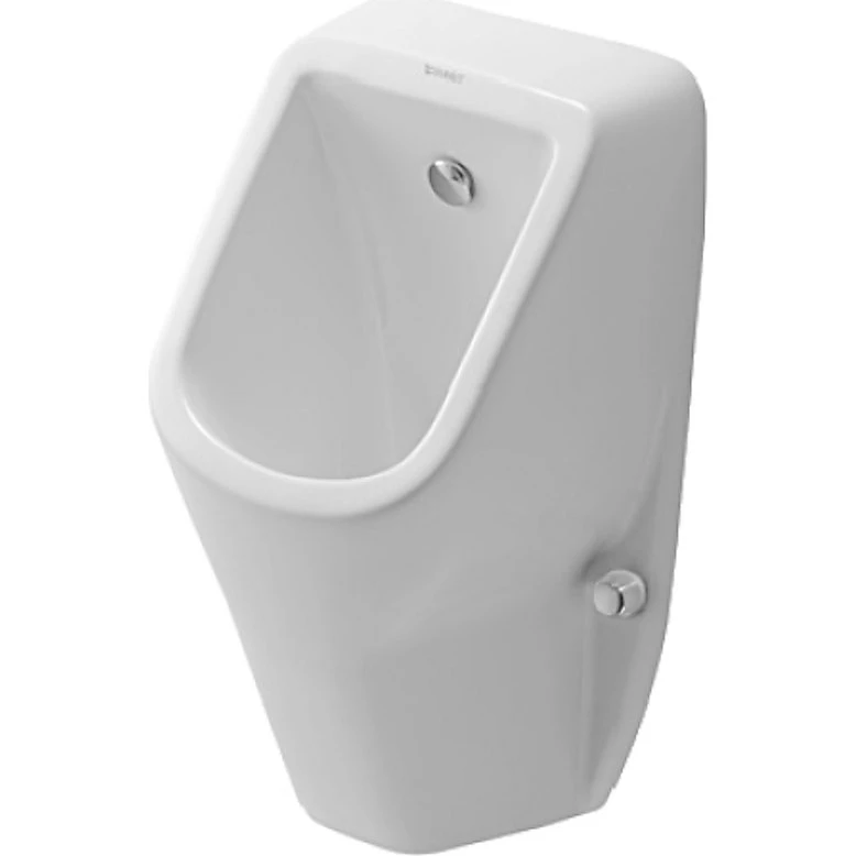 Duravit D-Code Urinal - Hvid, vandtilslutning bagfra, uden flue
