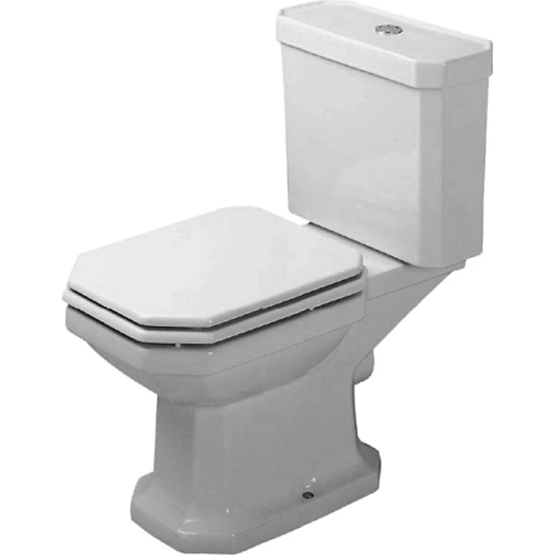 Duravit 1930 Gulvtoilet med P-lås, WonderGliss, 355x665mm