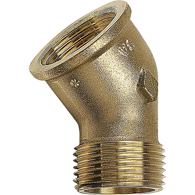 PURAFIT 45° Vinkel Muffe/Nippel 1'' i Blyfri Siliciumbronze