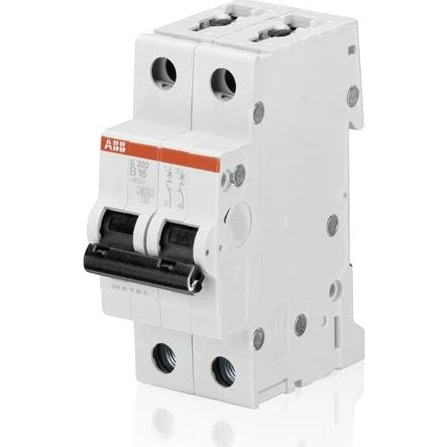 ABB Automatsikring 2-polet S202-D13 13A 6kA