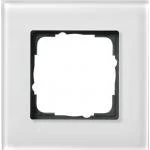 GIRA Esprit Glas Hvid 1-modul ramme