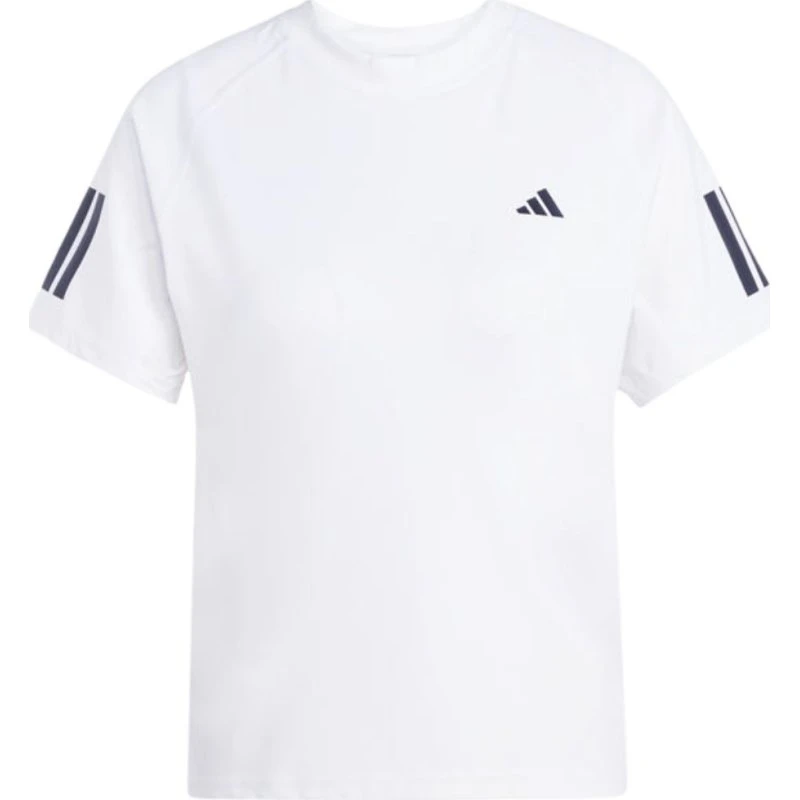 Adidas Club Climacool 3-Stripes T-shirt til kvinder - Hvid