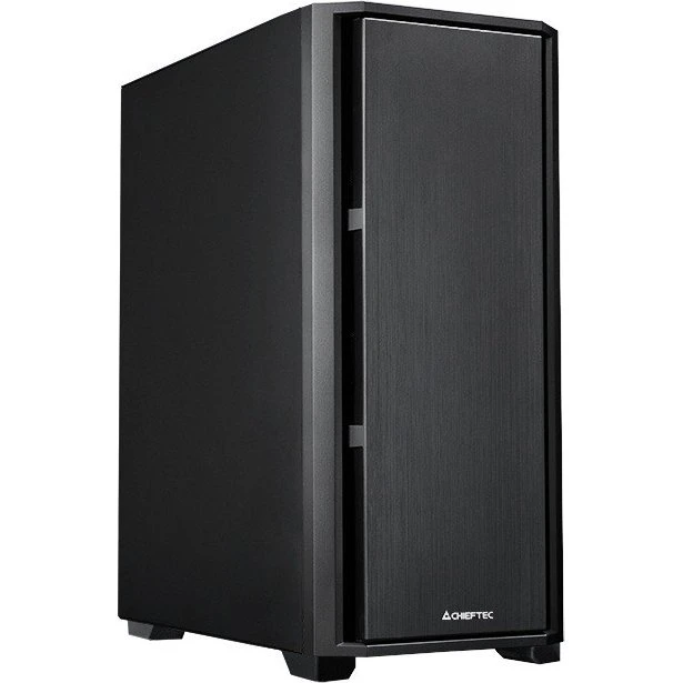 Chieftec AS-02B-OP Midi Tower PC-kabinet, sort